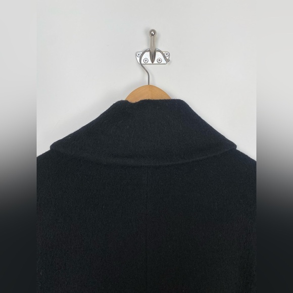 1990s The Limited Wool Mohair blend Longline Overcoat Small - Picture 8 of 13